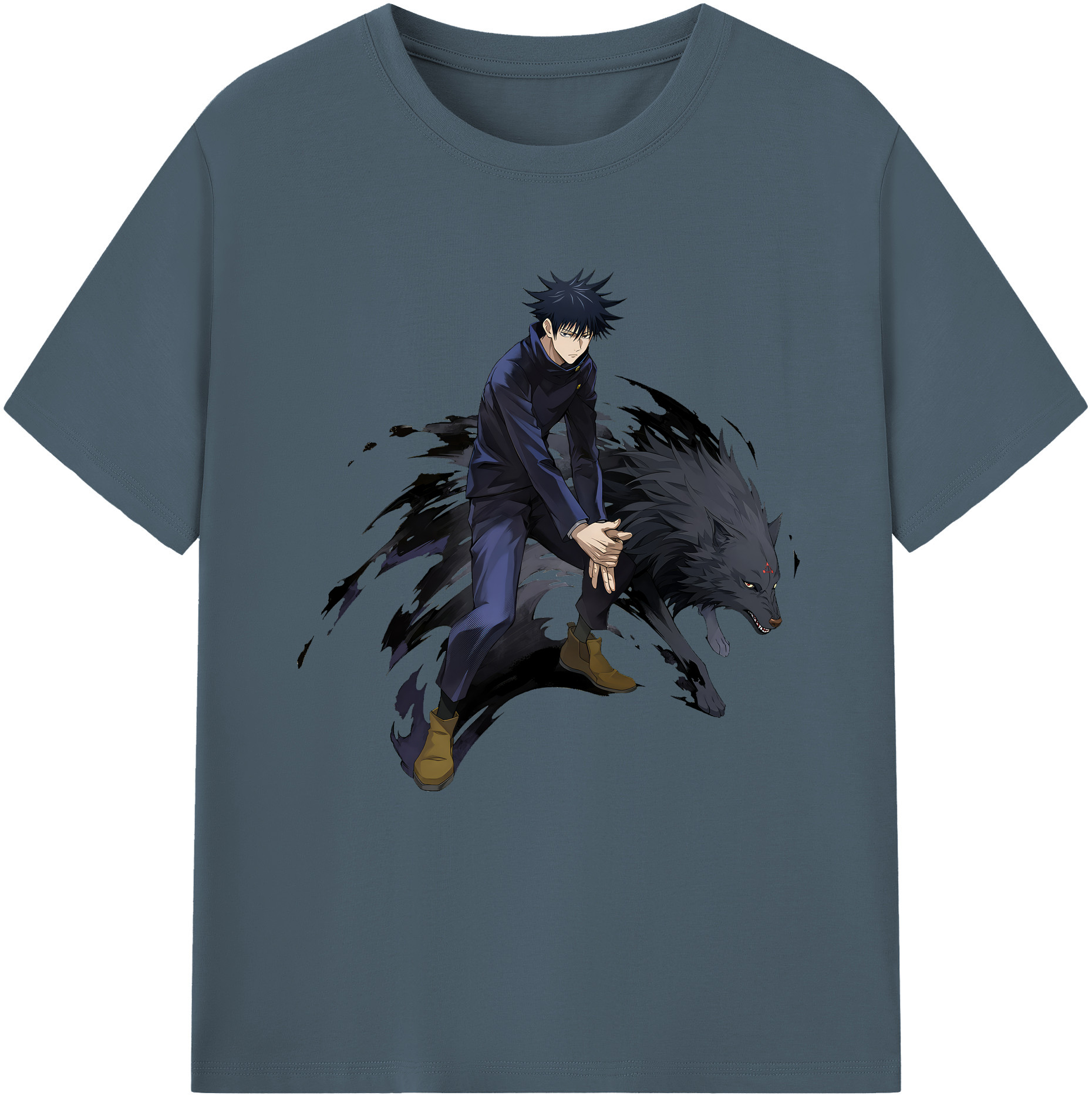 （画像用） 呪術廻戦 Jujutsu Kaisen 綿100％半袖Tシャツ（フロントプリント）